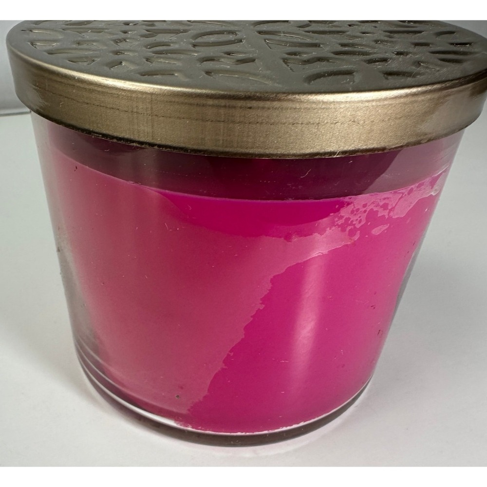 NEW! Bath & Body Works Hawaiian Hibiscus Scented 3 Wick Candle Large 14.5 OZ - Picture 6 of 8